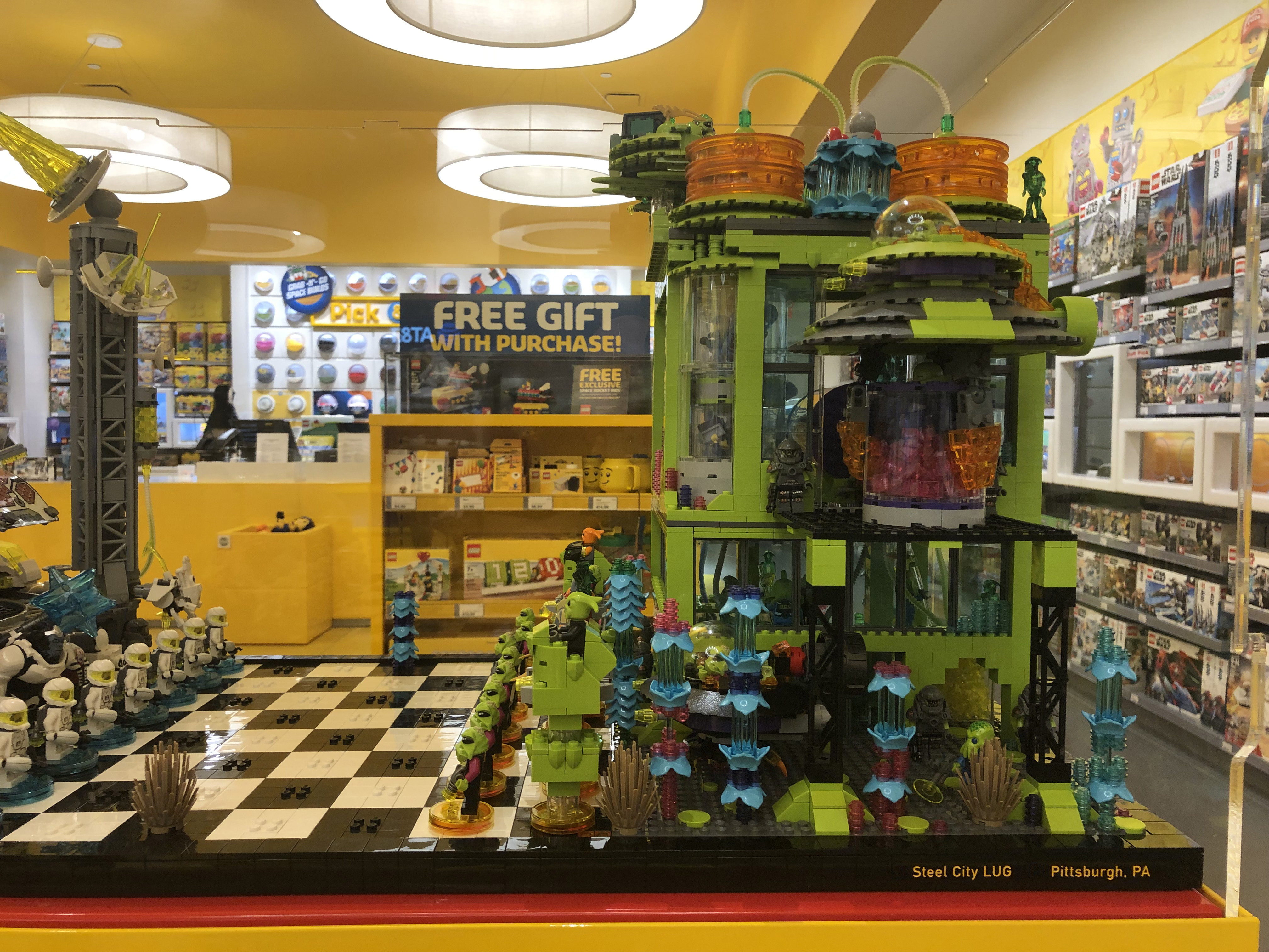 Hals Ødelæggelse At sige sandheden 2019 LEGO Store Display Summer – Steel City LUG
